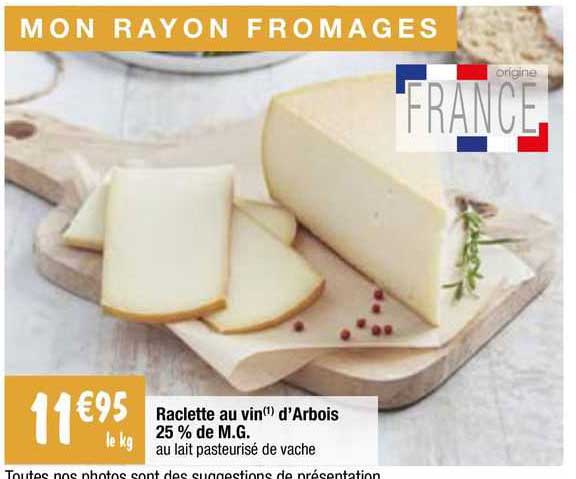 raclette au vin d'arbois