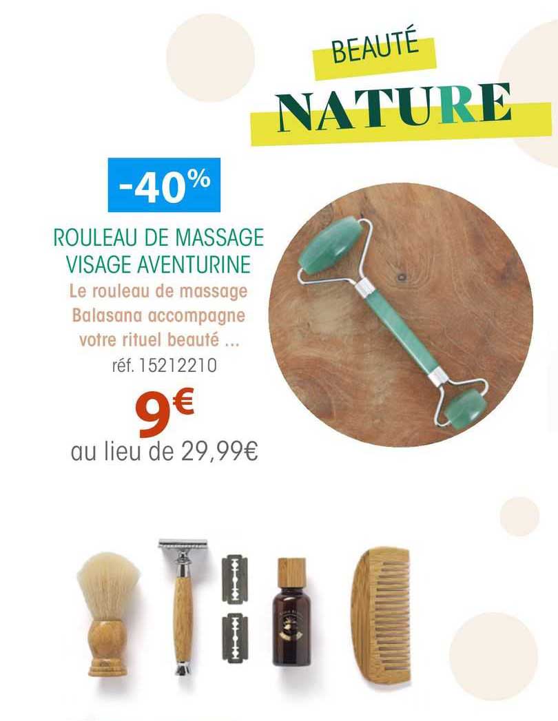 Rouleau De Massage Visage Aventurine