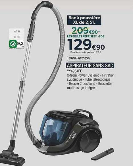 Rowenta Aspirateur Sans Sac
