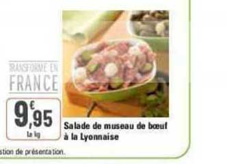 Salade De Museau De Bœuf à La Lyonnaise