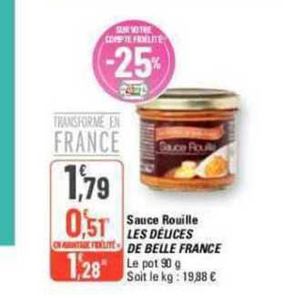 sauce rouille les délices de belle france