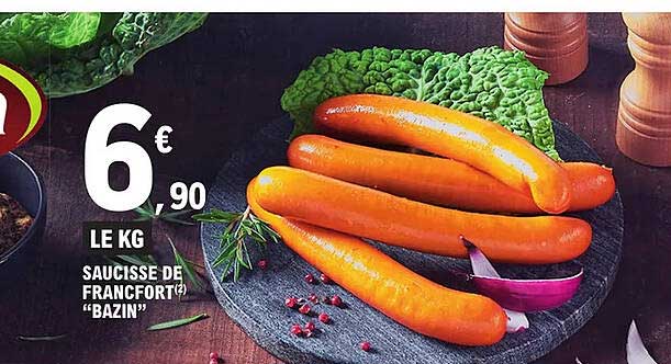 saucisse de francfort "bazin"