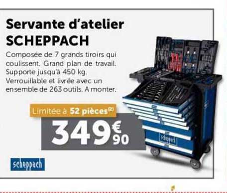 servante d'atelier scheppach