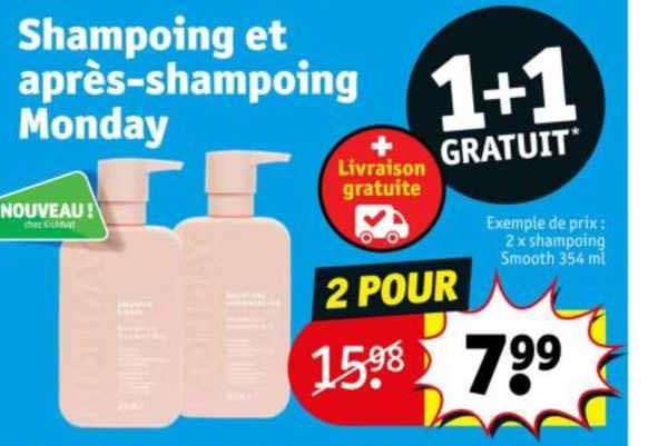 Shampoing Et Après-shampoing Monday