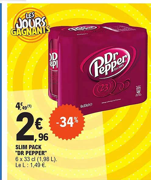 slim pack "dr pepper"