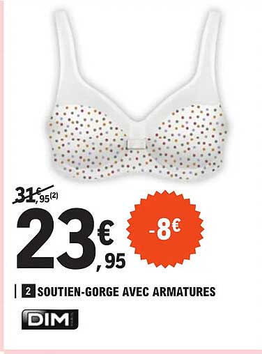 soutien-gorge avec armatures dim