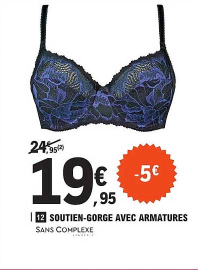 soutien-gorge avec armatures sans complexe