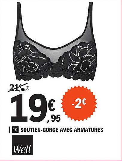 soutien-gorge avec armatures well