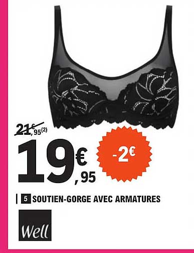 soutien-gorge avec armatures well