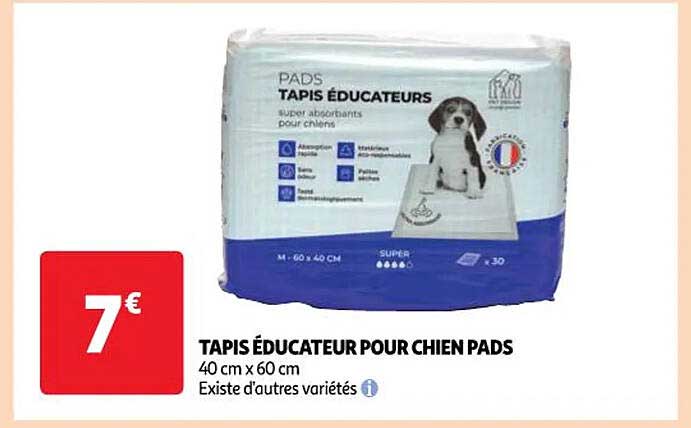 tapis éducateur pour chien pads