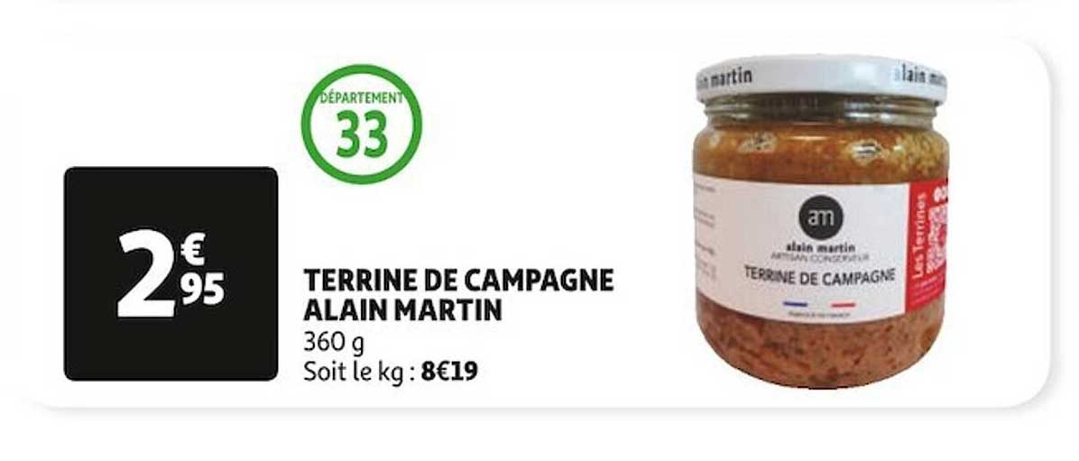 terrine de campagne alain martin