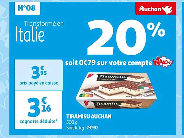 Tiramisu Auchan