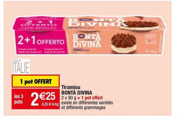tiramisu bontà divina