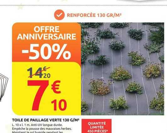 Toile De Paillage Verte