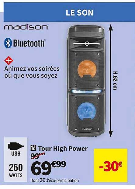 tour high power madison