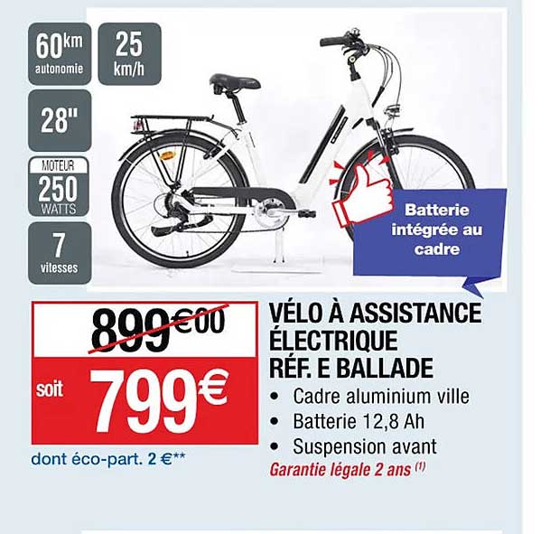vélo à assistance électrique e ballade