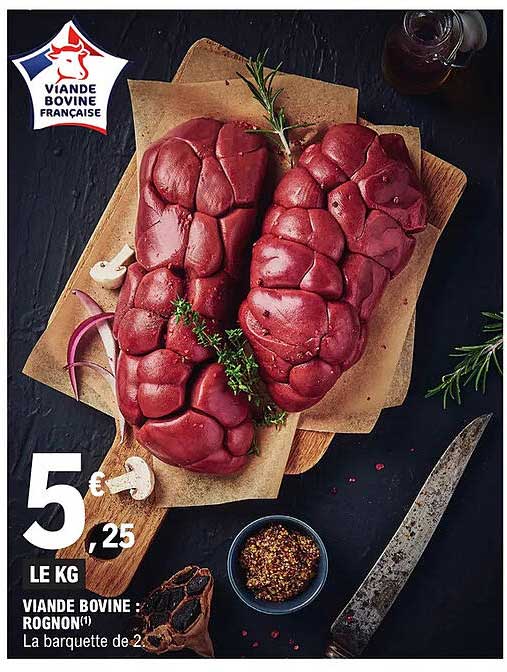 Viande Bovine : Rognon