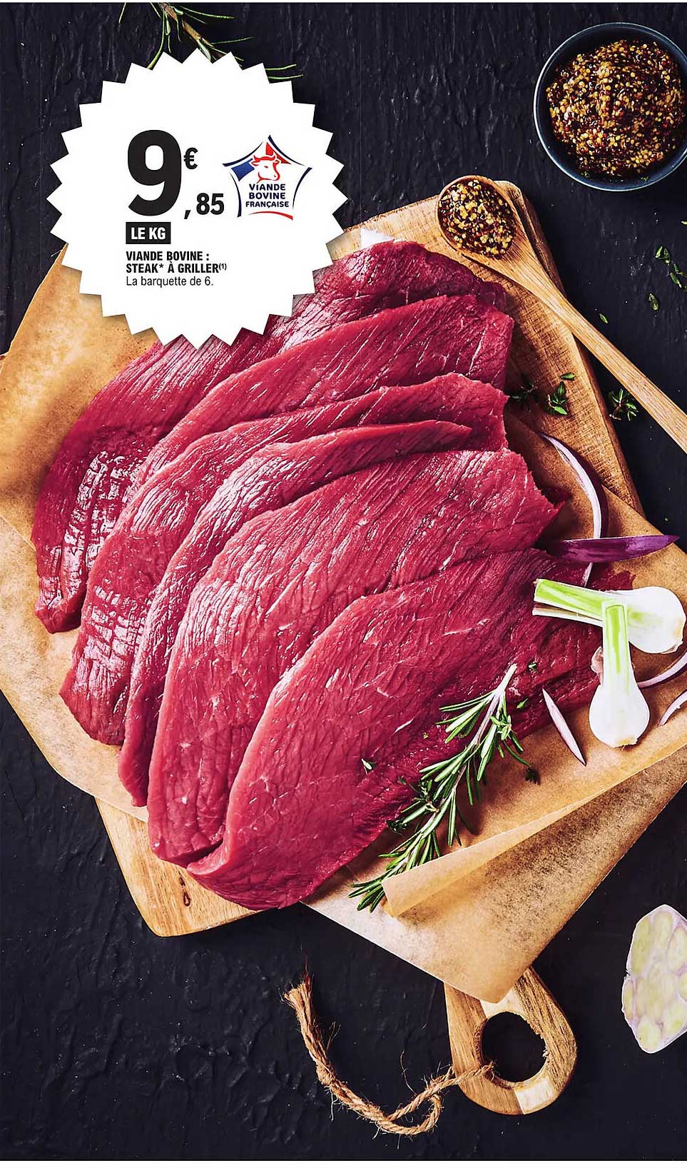 Viande Bovine : Steak à Griller