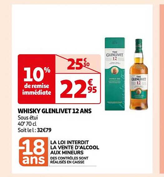 whisky glenlivet 12 ans
