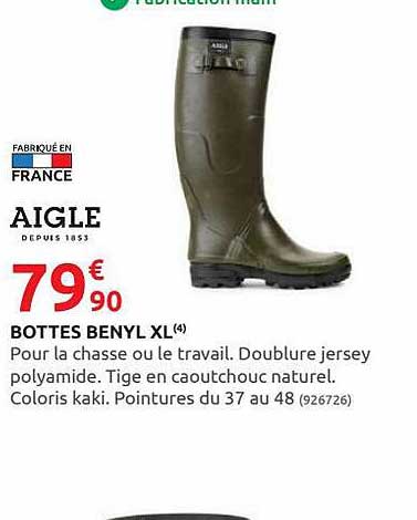 bottes benyl xl aigle