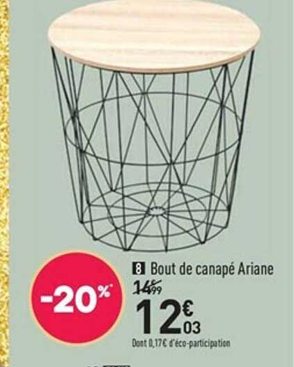 bout de canapé ariane