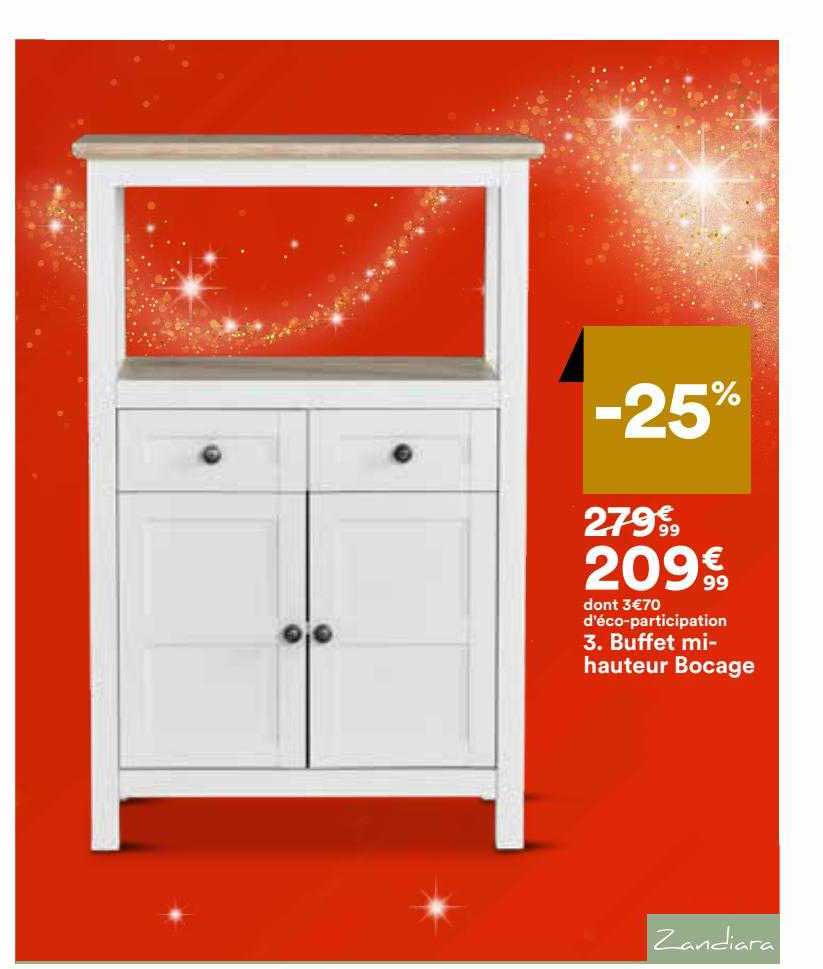 Buffet Mi-hauteur Bocage