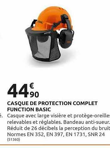 Casque De Protection Complet Function Basic