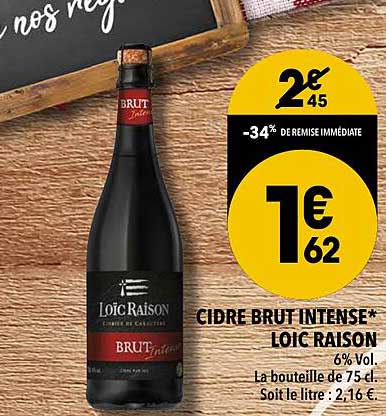cidre brut intense loïc raison