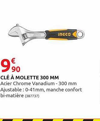 clé à molette 300 mm ingco