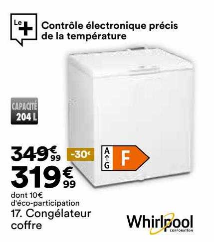 Congélateur Coffre Whirlpool