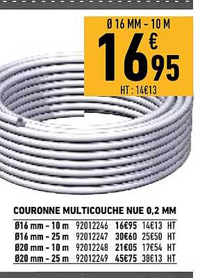 couronne multicouche nue 0,2 mm
