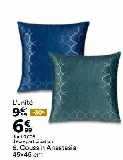 coussin anastasia 45 x 45 cm