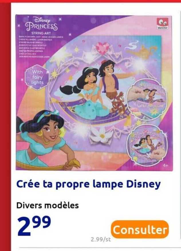 crée ta propre lampe disney