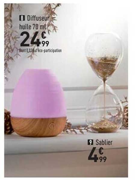 Diffuseur Huile 70 Cm, Sablier