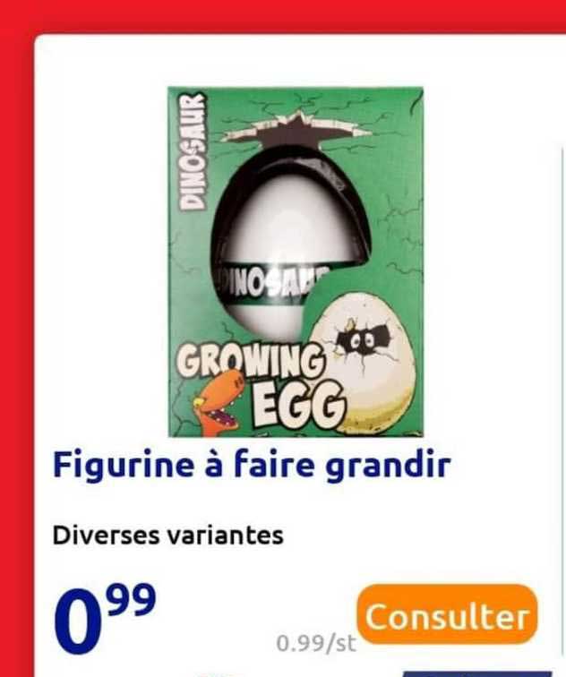 figurine à faire grandir