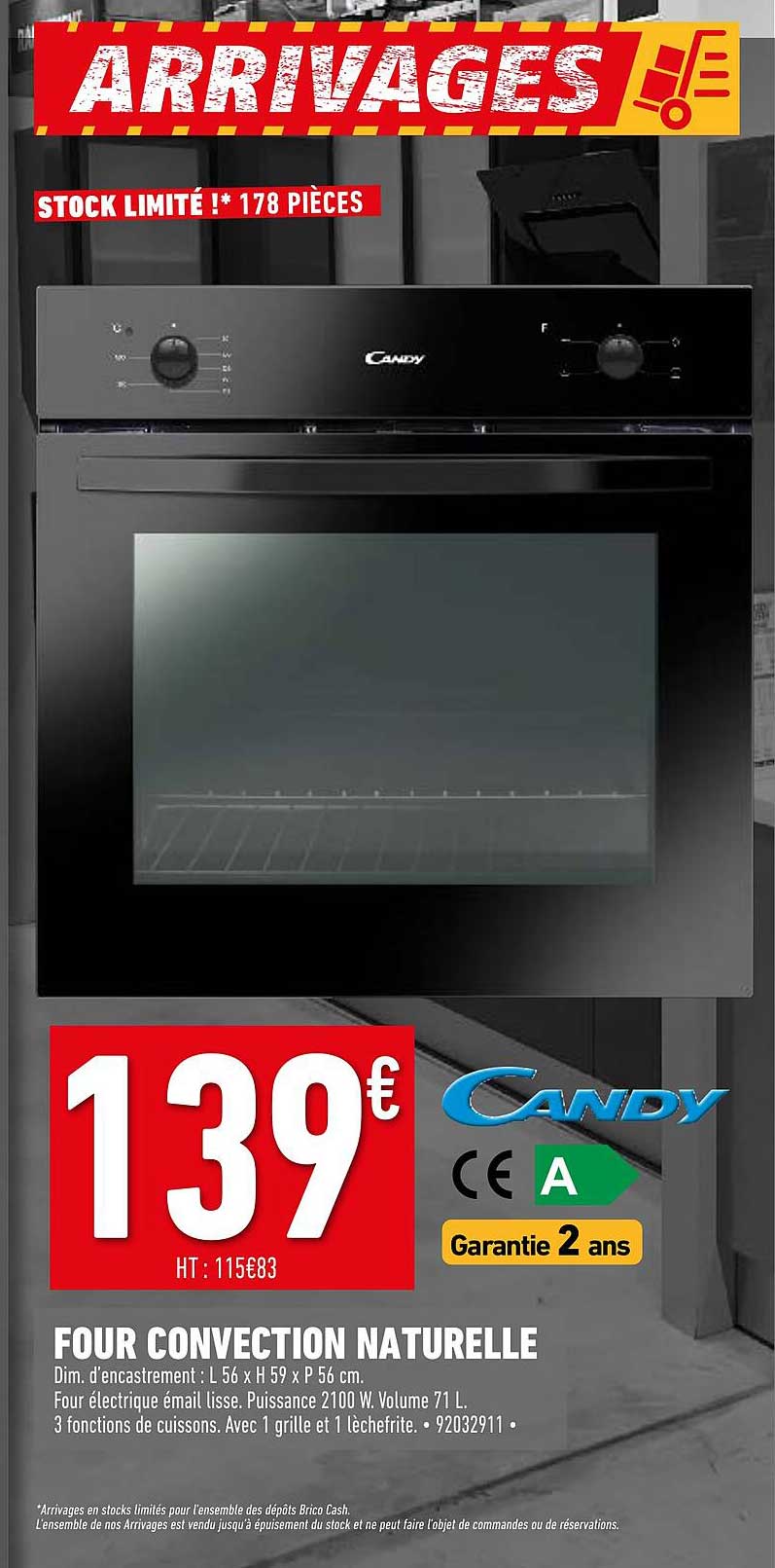 four convection naturelle candy