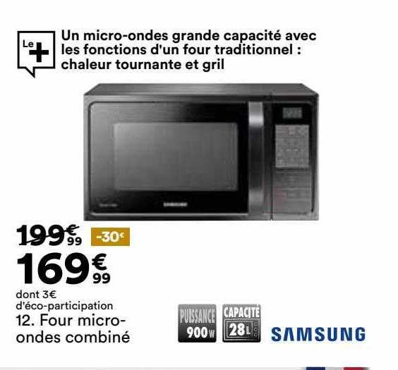 four micro-ondes combiné samsung