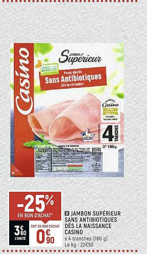 jambon supérieur sans antibiotiques dès la naissance casino