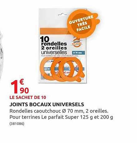joints bocaux universels
