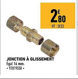 jonction à glissement