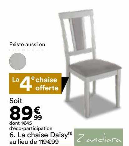 la chaise daisy zandiara