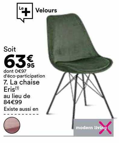 la chaise eris modern living