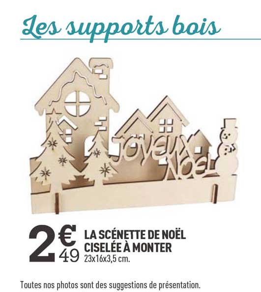la scénette de noël ciselée à monter