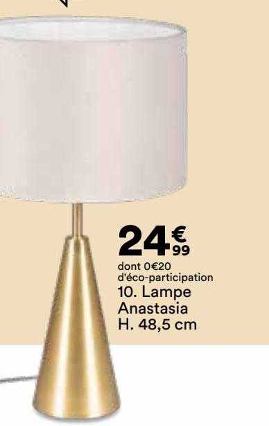 lampe anastasia h. 48,5 cm