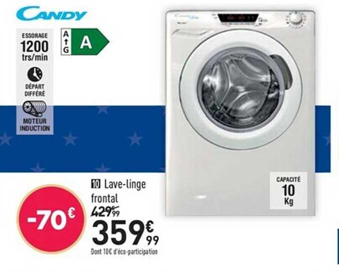 lave-linge frontal candy