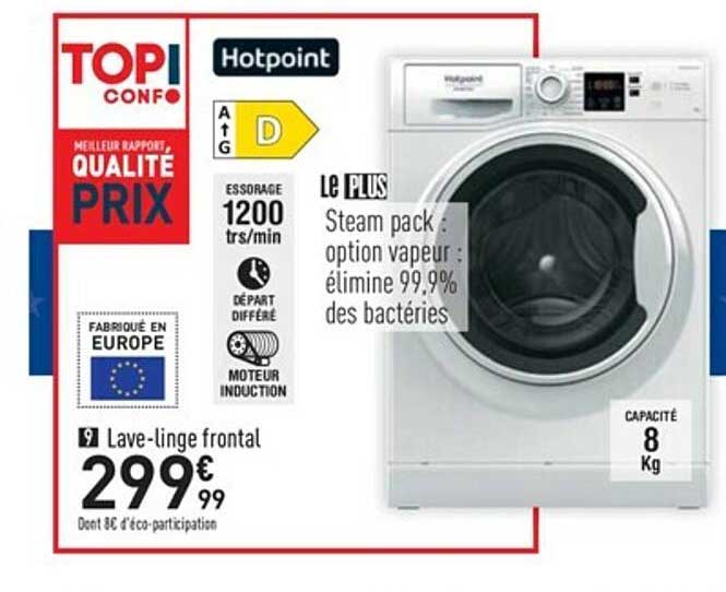 lave-linge frontal hotpoint