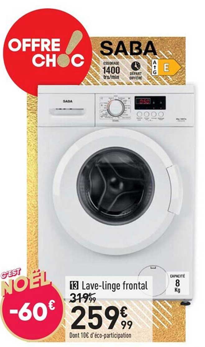 lave-linge frontal saba