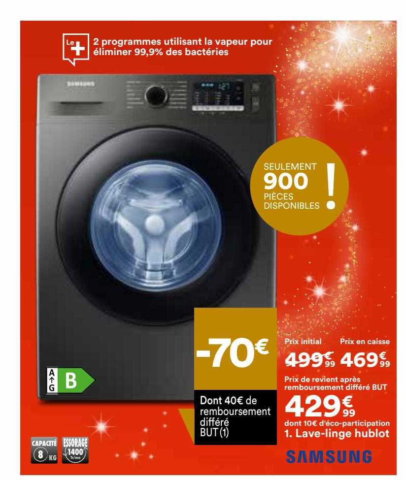 Lave-linge Hublot Samsung