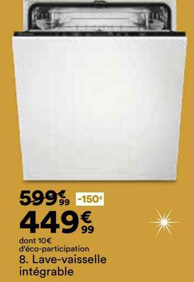 lave-vaisselle intégrable