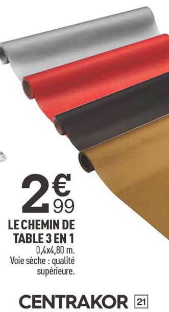 Le Chemin De Table 3 En 1